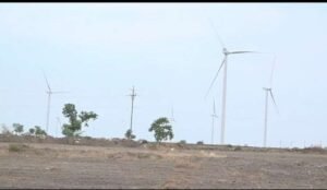 Installation of huge wind fans on Singatalur Irrigation Project land itself