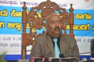 Upalokayukta Justice  Press conference by K.N. Phanindra