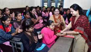 Shifting of teaching classes of Women's College to a secure building