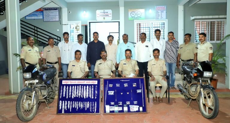 ಪೊಲೀಸರ ಭರ್ಜರಿ ಕಾರ್ಯಾಚರಣೆ; ನಾಲ್ವರು ದರೋಡೆಕೋರರ ಬಂಧನ