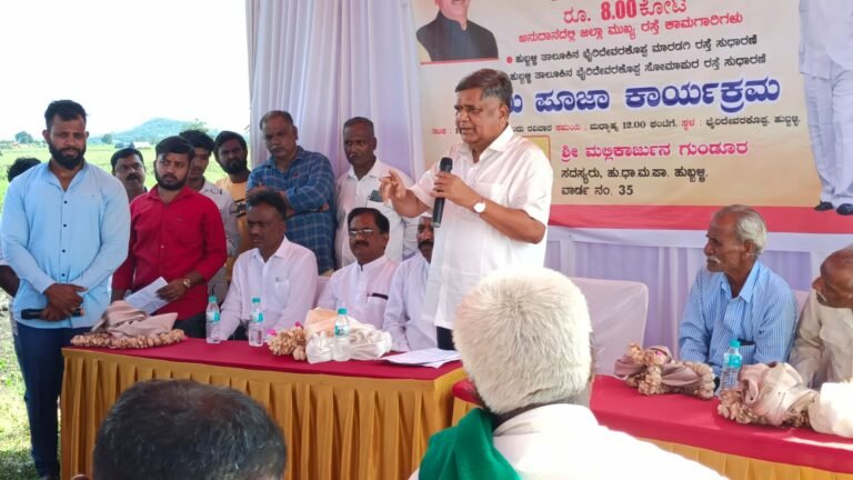 ರಸ್ತೆಗಳ ಅಭಿವೃದ್ಧಿಯಿಂದ ರೈತರಿಗೆ ಅನುಕೂಲ; ಜಗದೀಶ್ ಶೆಟ್ಟರ್