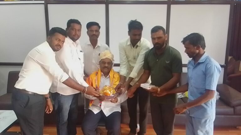 ರಾಜ್ಯ ಉಪಾಧ್ಯಕ್ಷರಾಗಿ ಆಯ್ಕೆಯಾದ ರವಿ ಗುಂಜಿಕರ್ ಗೆ ಸನ್ಮಾನ