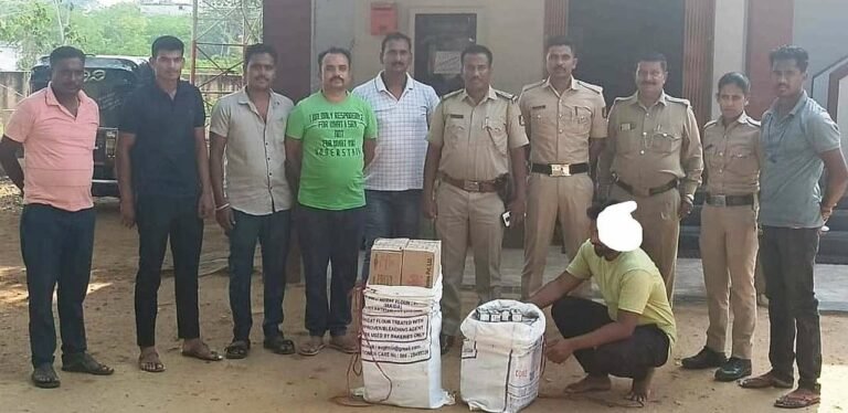 ಶಿರಹಟ್ಟಿ ಪೊಲೀಸರ ಕಾರ್ಯಾಚರಣೆ; ಅಕ್ರಮ ಮದ್ಯ ಜಪ್ತಿ