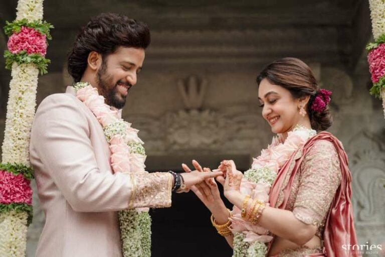 ಕುಟುಂಬ ಸದಸ್ಯರ ಸಮ್ಮುಖದಲ್ಲಿ ಸಂಭ್ರಮದಿಂದ ನೆರವೇರಿತು ಅರ್ಜುನ್ ಸರ್ಜಾ ಪುತ್ರಿ ನಿಶ್ಚಿತಾರ್ಥ
