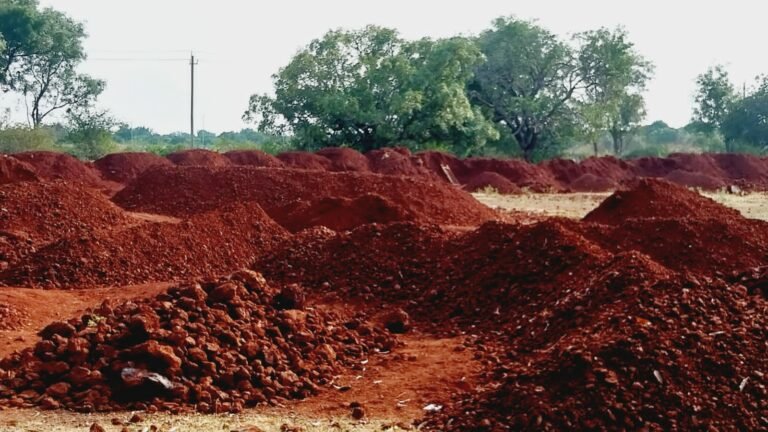 ಜಮೀನೊಂದರಲ್ಲಿ ಕಬ್ಬಿಣದ ಅದಿರಿನ ಅಕ್ರಮ ಸಂಗ್ರಹ: ತಹಸೀಲ್ದಾರ ನೇತೃತ್ವದಲ್ಲಿ ದಾಳಿ