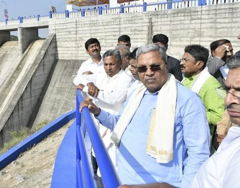 ಯರಗೋಳ್ ಅಣೆಕಟ್ಟು ಉದ್ಘಾಟನೆ ನೆರವೇರಿಸಿದ ಸಿಎಂ ಸಿದ್ದರಾಮಯ್ಯ