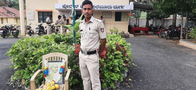 ಬೈಕ್ ಅಪಘಾತದಲ್ಲಿ ಪೊಲೀಸ್ ಪೇದೆ ಸಾವು..!