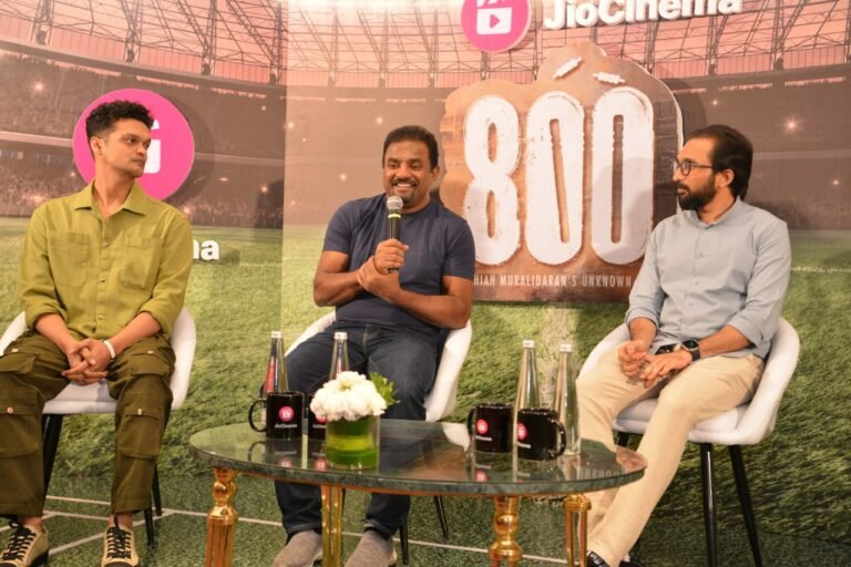 ‘800’-ಖ್ಯಾತ ಕ್ರಿಕೆಟರ್ ಮುತ್ತಯ್ಯ ಮುರಳೀಧರನ್‌ ಜೀವನಗಾಥೆ ಜಿಯೊಸಿನಿಮಾದಲ್ಲಿ