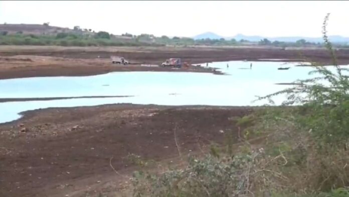 Bakasura also swallows the soil of the lake