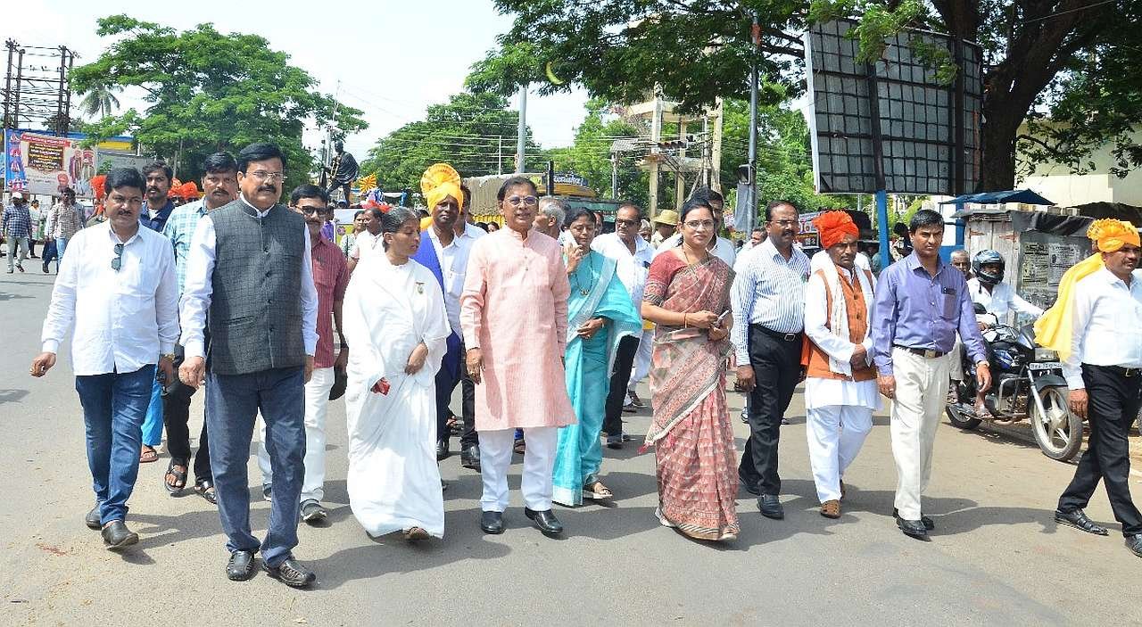 Yoga Walk Jatha on the occasion of International Yoga Day