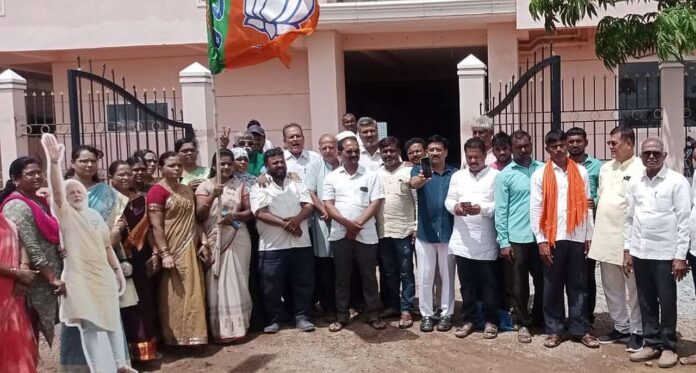 Victory at BJP district office