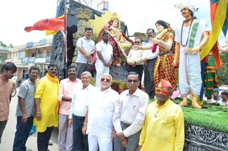 ನಗರದಲ್ಲಿ ರಥಯಾತ್ರೆಗೆ ಭವ್ಯ ಸ್ವಾಗತ