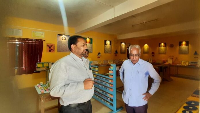 Dr. S.R. View of High School Mathematics Laboratory from Naganoor