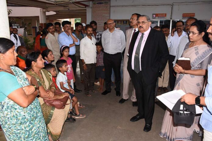 A surprise visit by the Chairperson of the Human Rights Commission
