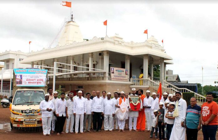 Shri Saibaba's sack alms program