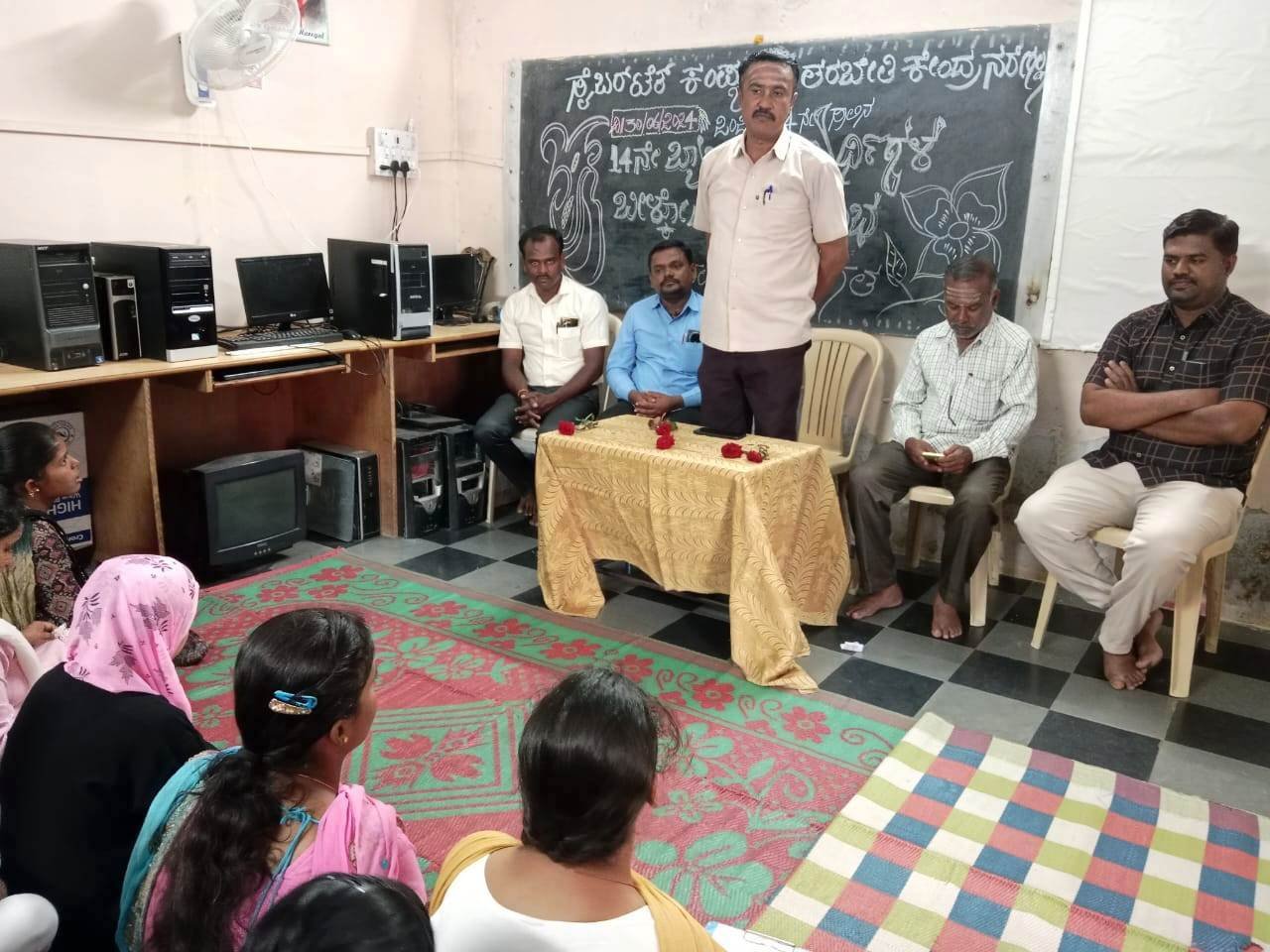 Farewell ceremony for trained children from Cybertech Computer Centre
