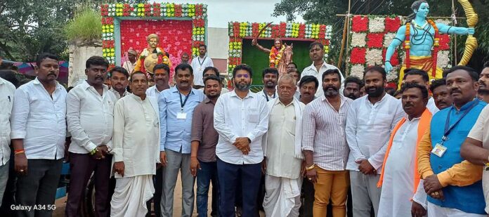 Grand procession of Sangolli Rayanna Kitturarani Channamma Sri Rama's magnificent idol