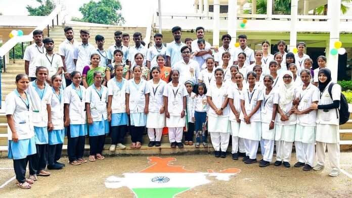 Hoisting of the flag at the 78th Independence Day ceremony