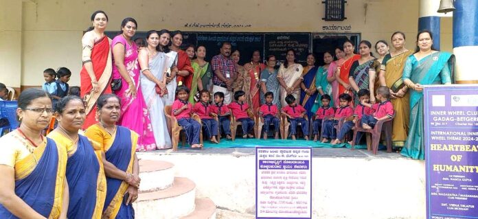 Delivery of chairs to schools by Innerwheel