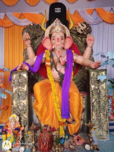 Image of Ganesha idols installed in different places of Lakshmeshwar taluk