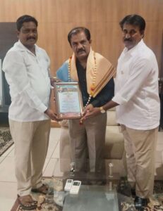 Prakash R. Mudagall was promoted to the meritorious honor