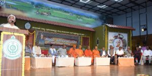Unveiling the bronze statue of Vishwa Chetana Swami Vivekananda