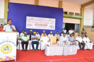 Flag Hoisting of Gadag District Level Dussehra Games