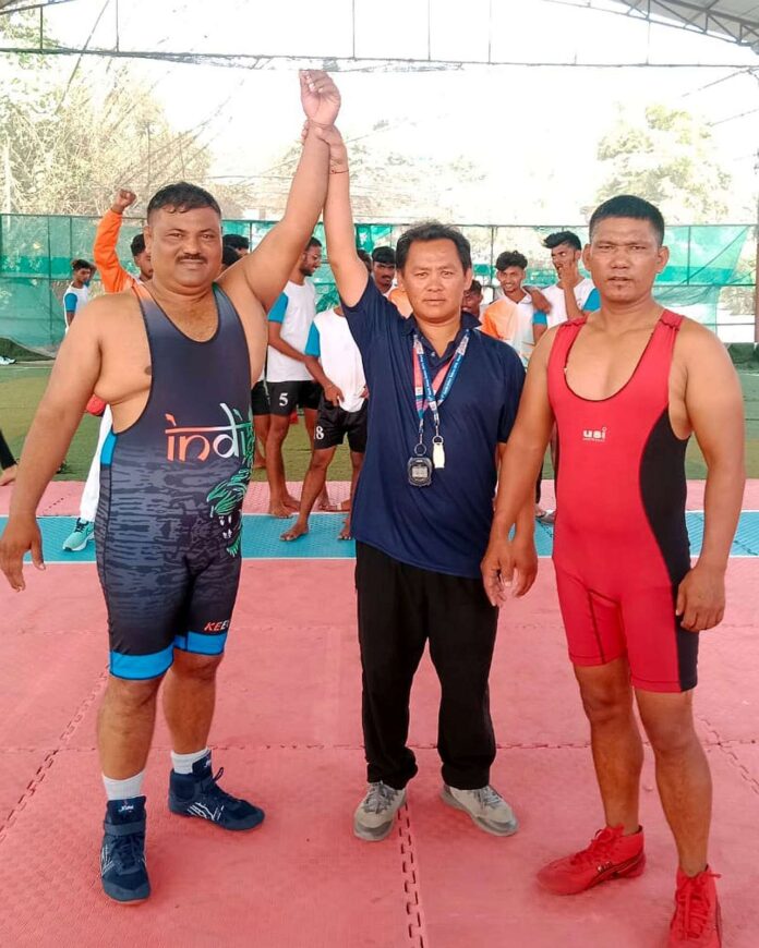 page-1, lakkundi-kusti Wrestler Ramesh Bavi selected for state level wrestling tournament