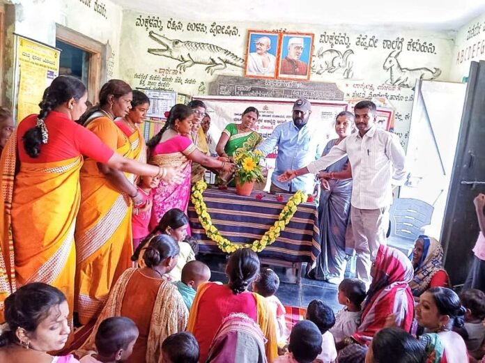 Nutrition Month celebration at Anganwadi