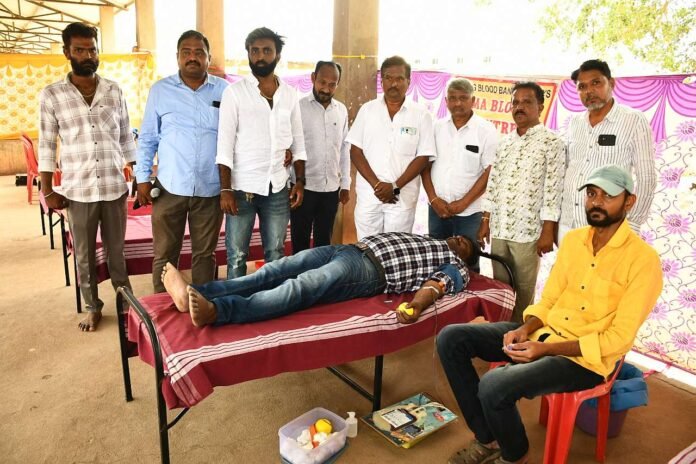 Blood Donation Camp by Gajananotsava Samiti