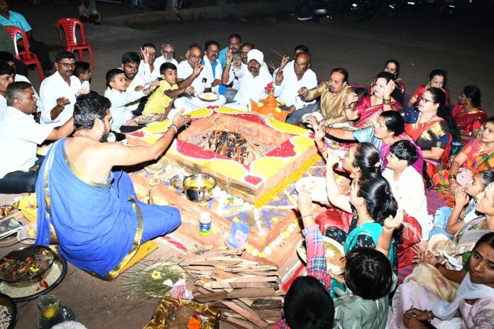 Ganahoma for Lok Kalyan at APMC Yard