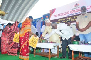 Inauguration of various works of Rurban project in Kurtakoti