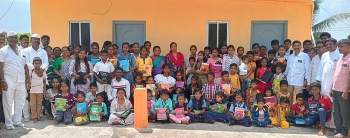 Notebook and school bag distribution program for students