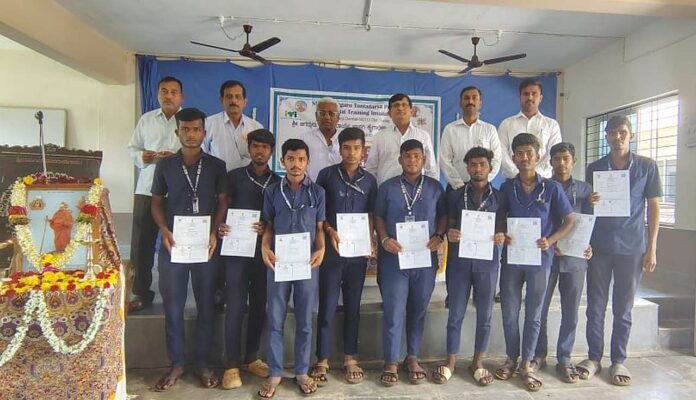 Distribution of certificates to students