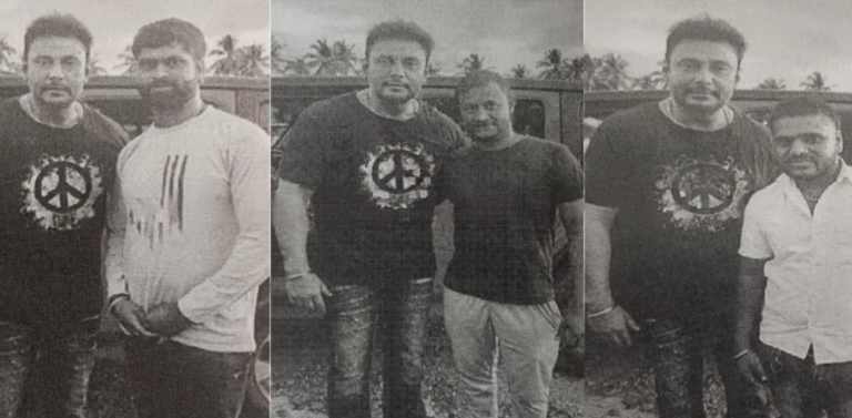 ನಟ ದರ್ಶನ್ʼಗೆ ಮತ್ತೊಂದು ಸಂಕಷ್ಟ: ಕೊಲೆ ನಡೆದ ಸ್ಥಳದಲ್ಲಿ ಪೋಸ್ ನೀಡಿದ ಪೋಟೋಗಳು ವೈರಲ್!