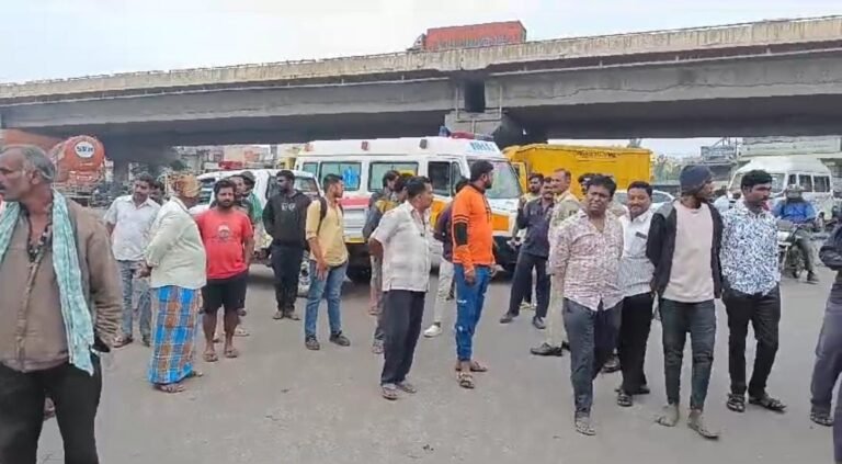 ರಸ್ತೆ ಅಪಘಾತ: ಕಂಟೇನರ್ ಲಾರಿ ಹರಿದು ವೃದ್ಧ ಸಾವು!