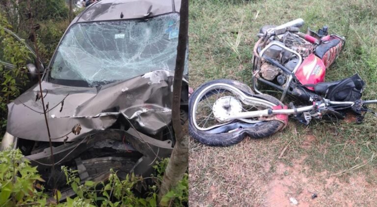 ದೇವನಹಳ್ಳಿ: ಬೈಕ್-ಕಾರು ಅಪಘಾತ; ಇಬ್ಬರು ದುರ್ಮರಣ!