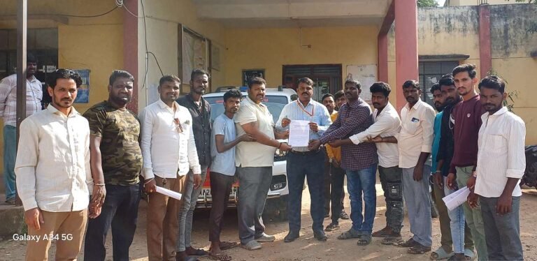 ಅನೈತಿಕ ಚಟುವಟಿಕೆಗಳನ್ನು ನಿಯಂತ್ರಿಸಲು ತಹಸೀಲ್ದಾರರಿಗೆ ಮನವಿ