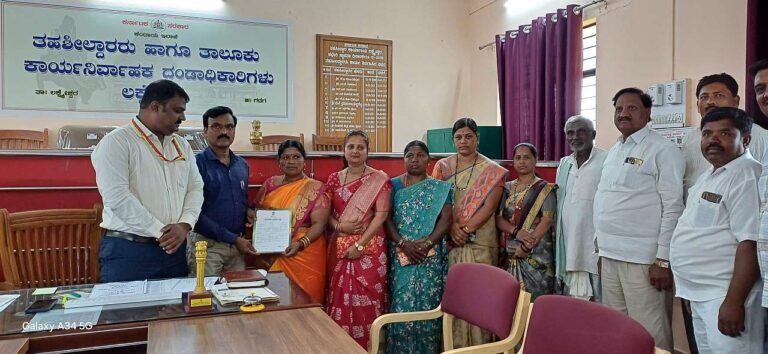 ಅವಿರೋಧ ಆಯ್ಕೆಯಾದ ಶೋಭಾ ಬಸವರಾಜ ಮೆಣಸಿನಕಾಯಿ