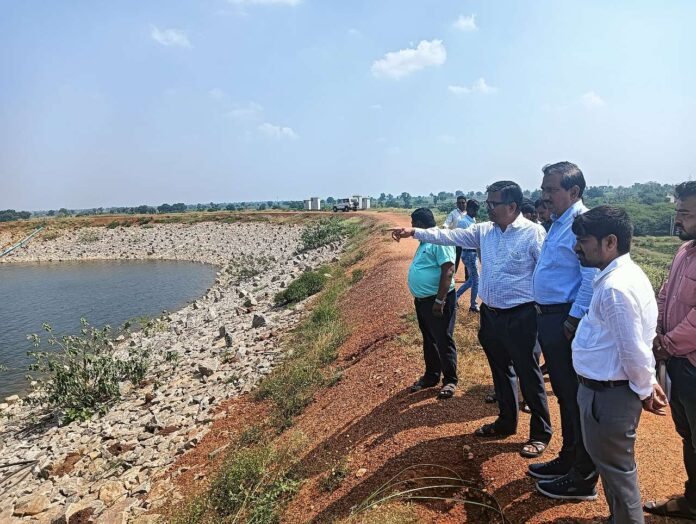 Viewing Jigaluru Lake from District Collector