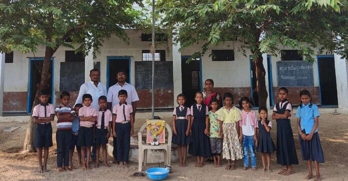 Rajyotsava at Basaveshwar Primary School