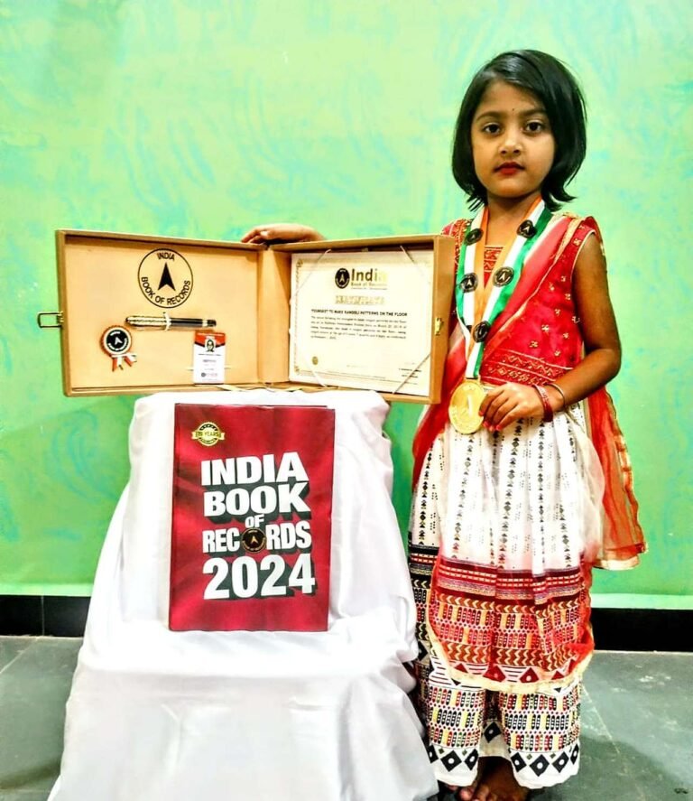 ಐದರ ಪೋರಿಗೆ `ಇಂಡಿಯಾ ಬುಕ್ ಆಫ್ ರೆಕಾರ್ಡ್ಸ್’ ಪ್ರಶಸ್ತಿ