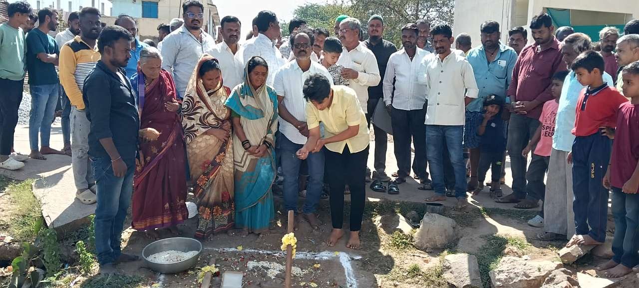 ವಾರ್ಡ್ ನಂ. 6ರಲ್ಲಿ ಸಿ.ಸಿ. ರಸ್ತೆ ಭೂಮಿಪೂಜೆ