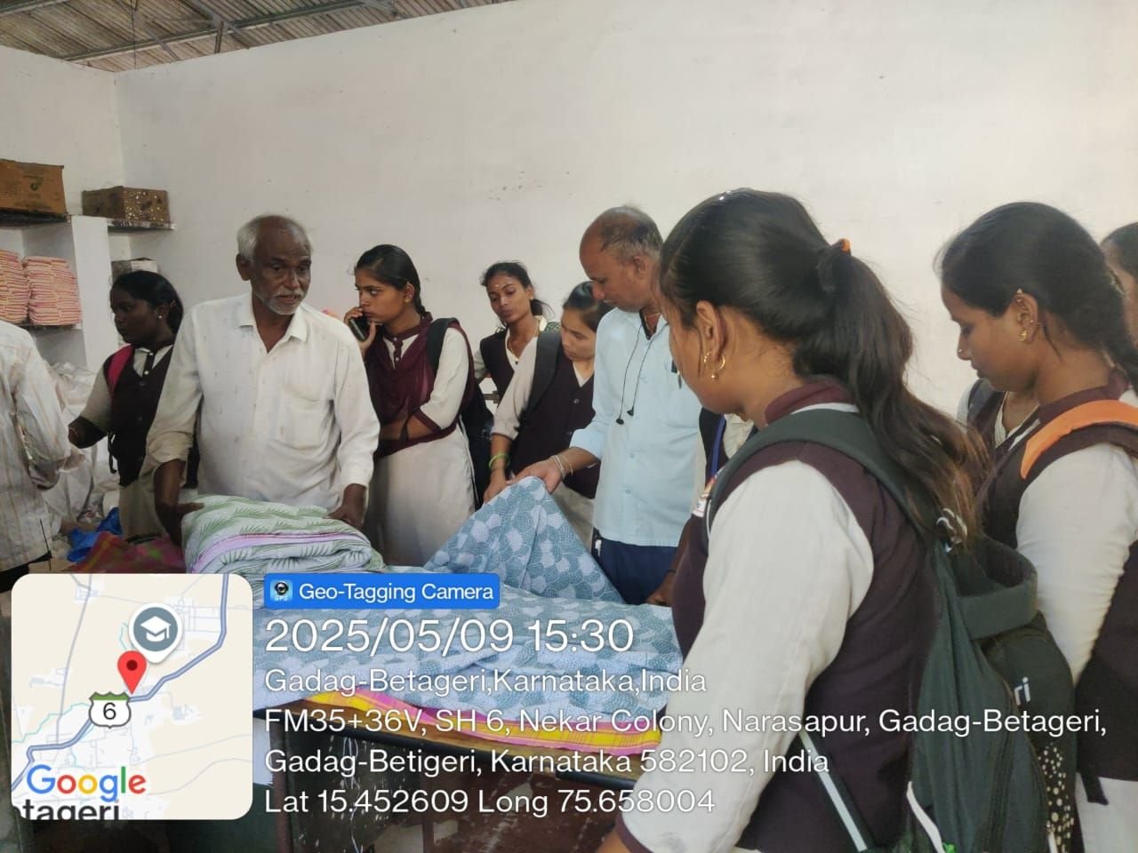 ಕೈಮಗ್ಗ ಕೇಂದ್ರಗಳಿಗೆ ಅಧ್ಯಯನ ಭೇಟಿ