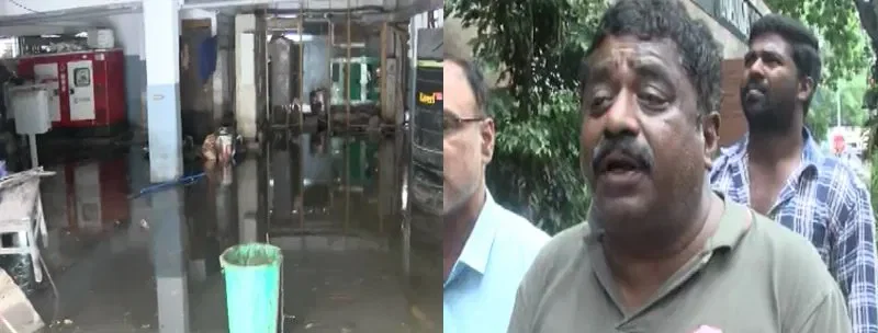ಬೆಂಗಳೂರಿನಲ್ಲಿ ಮಳೆ ಅವಾಂತರ: ನೀರಲ್ಲಿ ಮುಳುಗಿದ `ಬೆಳ್ಳುಳ್ಳಿ ಕಬಾಬ್’ ಹೋಟೆಲ್!