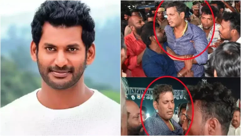ವೇದಿಕೆ ಮೇಲೆ ಕುಸಿದು ಬಿದ್ದ ವಿಶಾಲ್: ನೆಚ್ಚಿನ ನಟನ ಸ್ಥಿತಿ ಕಂಡು ಶಾಕ್‌ ಆದ ಫ್ಯಾನ್ಸ್‌