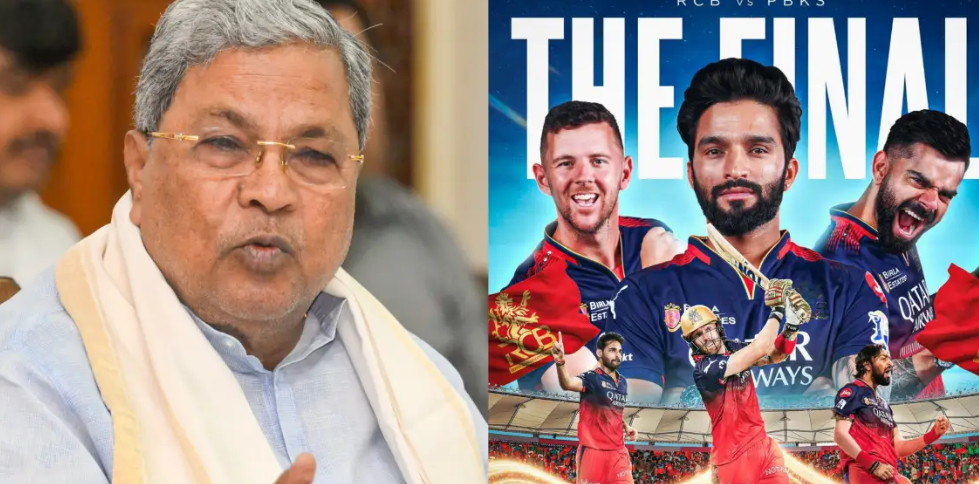 ಆರ್ ಸಿಬಿ ಮುಡಿಗೇರಿದ ಚಾಂಪಿಯನ್ ಕಿರೀಟ: ಅಭಿನಂದನೆ ತಿಳಿಸಿದ ಸಿಎಂ ಸಿದ್ದರಾಮಯ್ಯ