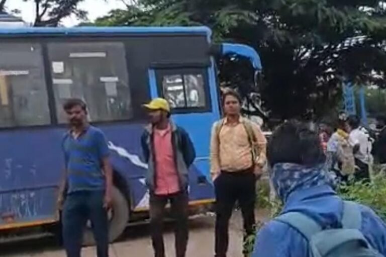 ಪಾದಚಾರಿಗೆ ಗುದ್ದಿದ ಚಿಗರಿ: ಬಿಆರ್‌ಟಿಎಸ್ ವಿರುದ್ಧ ಭುಗಿಲೆದ್ದ ಆಕ್ರೋಶ!
