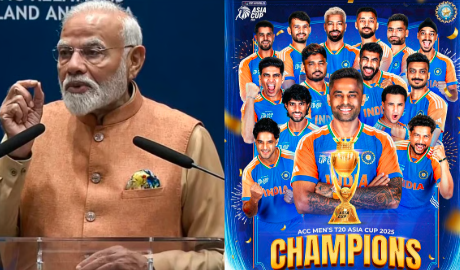 ಆಟದ ಮೈದಾನದಲ್ಲೂ ‘ಆಪರೇಷನ್‌ ಸಿಂಧೂರ’: ಭಾರತ ತಂಡಕ್ಕೆ ಪ್ರಧಾನಿ ಮೋದಿ ಅಭಿನಂದನೆ