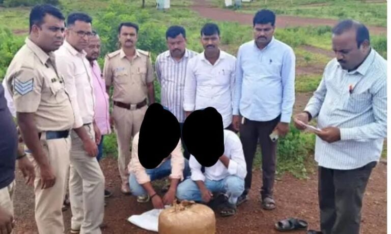ಗಾಂಜಾ ಸೇಲ್: 5 ಲಕ್ಷಕ್ಕೂ ಅಧಿಕ ಮೌಲ್ಯದ ಮಾದಕ ವಸ್ತು ಜಪ್ತಿ, ಇಬ್ಬರ ಬಂಧನ!
